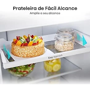 Geladeira Hisense Duplex Inox 467L Inverter Frost Free RT3N461 110V