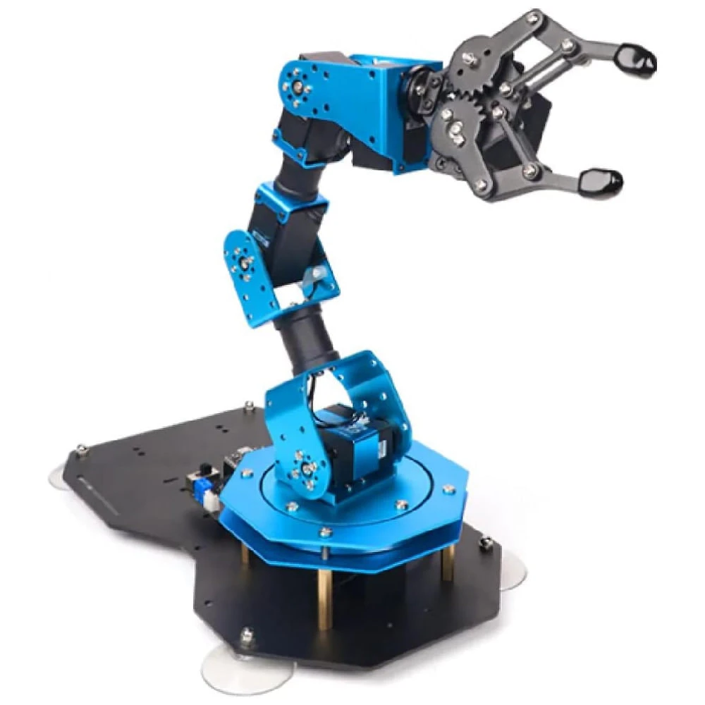 Hiwonder Braço Robótico xArm ESP32 Open-Source Cinza – Kit de Programação MicroPython & Desenvolvimento Secundário