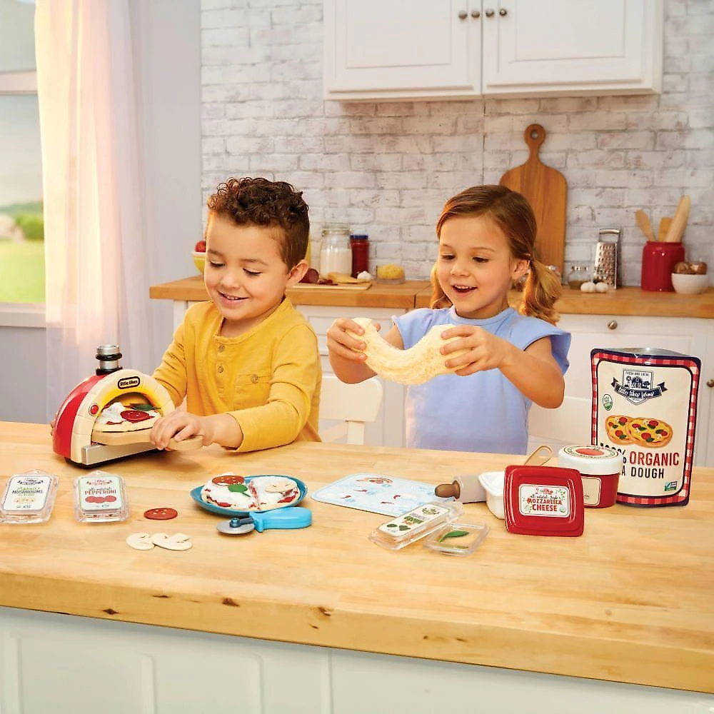 Kit Brinquedo Culinário Creative Chefs Pizza Forno Luz Azul Creative