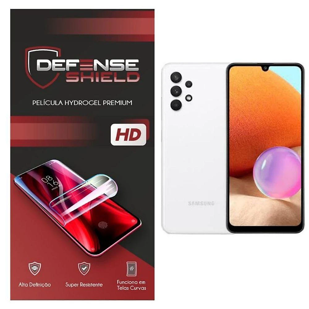 Pelicula Hydrogel Premium Para Galaxy A32 Proteção Frontal + Verso Defense Shield