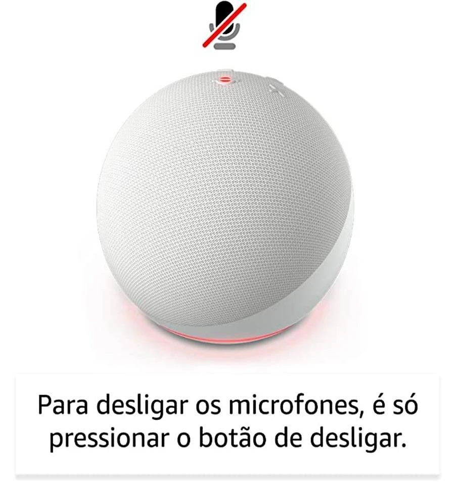 Miniatura Echo Dot 5ª geração Amazon, com Alexa, Smart Speaker, Azul - B09B8QFYZ2