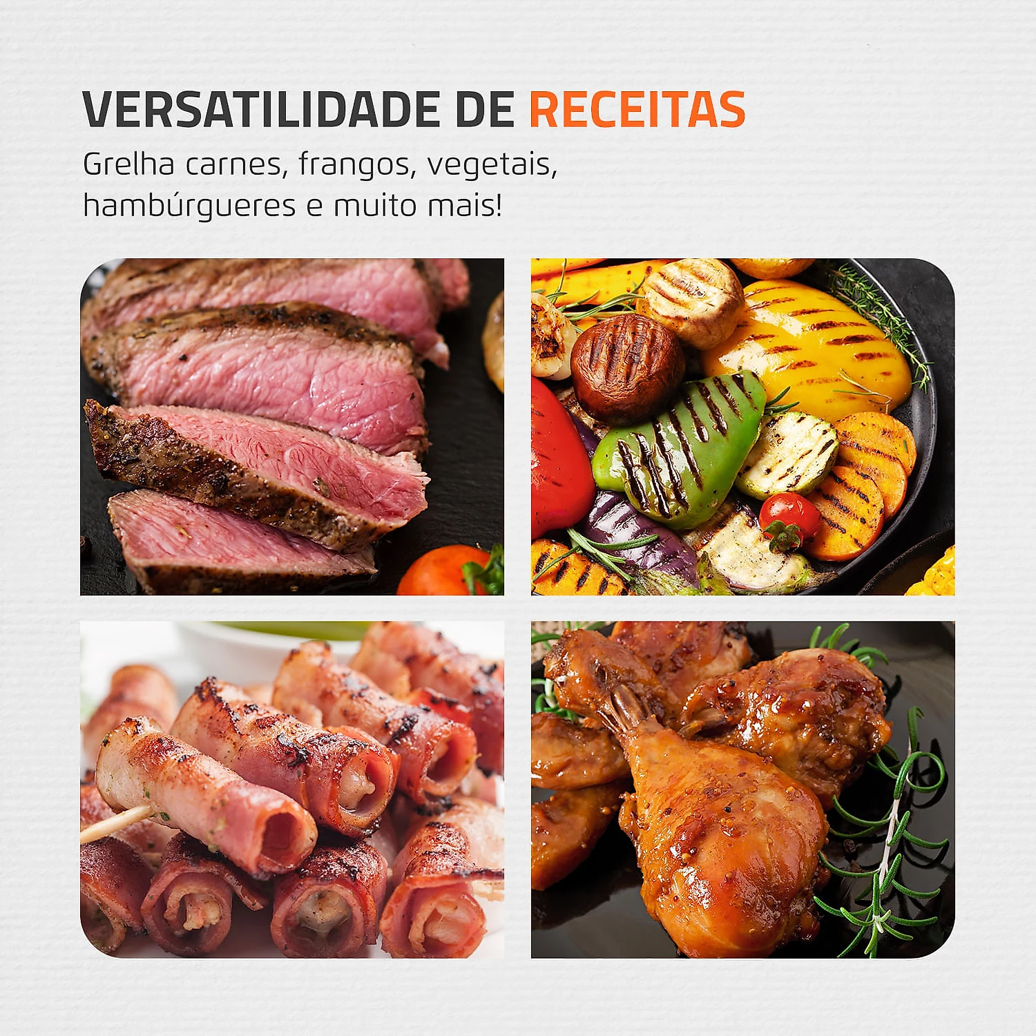 Churrasqueira Elétrica Mondial Grand Steak & Grill II CH-06 CHURRASQUEIRA ELETRICA-127V-PRETO