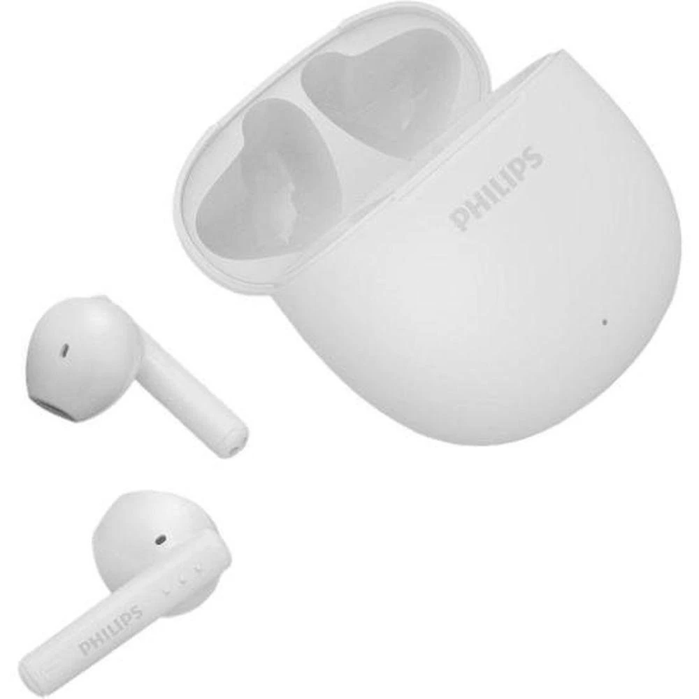 Fone de Ouvido Bluetooth Philips TAT1139 True Wireless com Drivers 13MM e IPX4 Branco