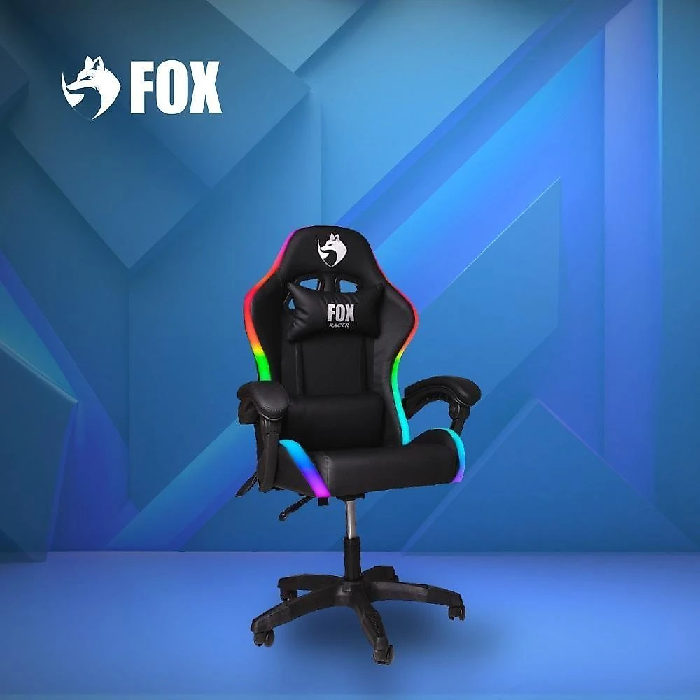 Cadeira Gamer Fox Racer Nordic RGB Preta B98