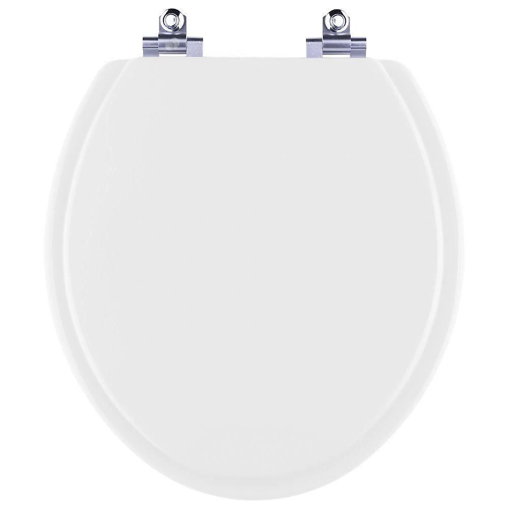 Assento Sanitário Targa Alongado Polipropileno Fechamento Suave Branco Pontto Lavabo