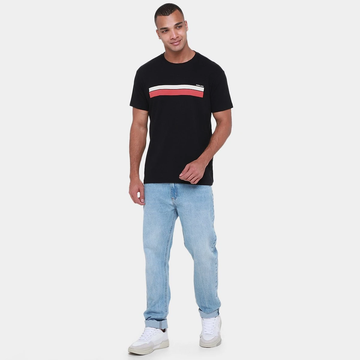 Miniatura Camiseta Osklen Vintage Masculina Preto - G