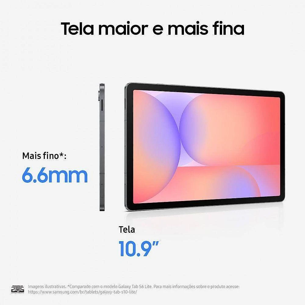 Tablet Samsung Galaxy S10 Lite 10,9 128GB Wi-Fi Cinza