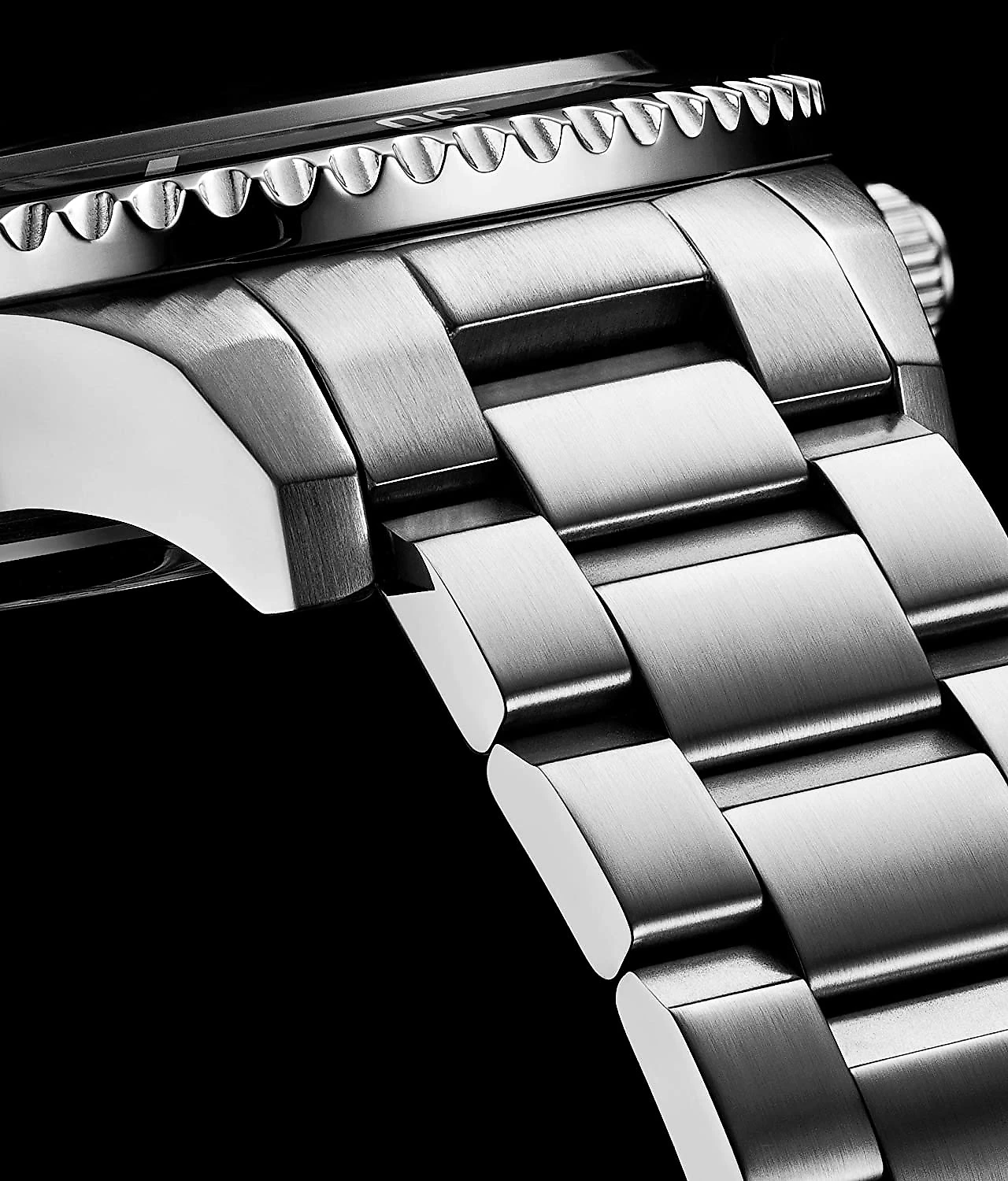 Stuhrling Relógio Masc Original Mergulho Profissional Automático DEPTHMASTER 2Prova DÁgua 200m Prata