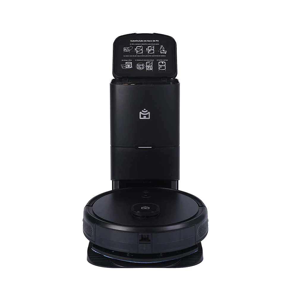 Smart Robô Aspirador Wi-Fi Autolimpante PRA2000 Positivo Casa Inteligente - Aspira/Passa Pano/Volta à base - Mapeamento