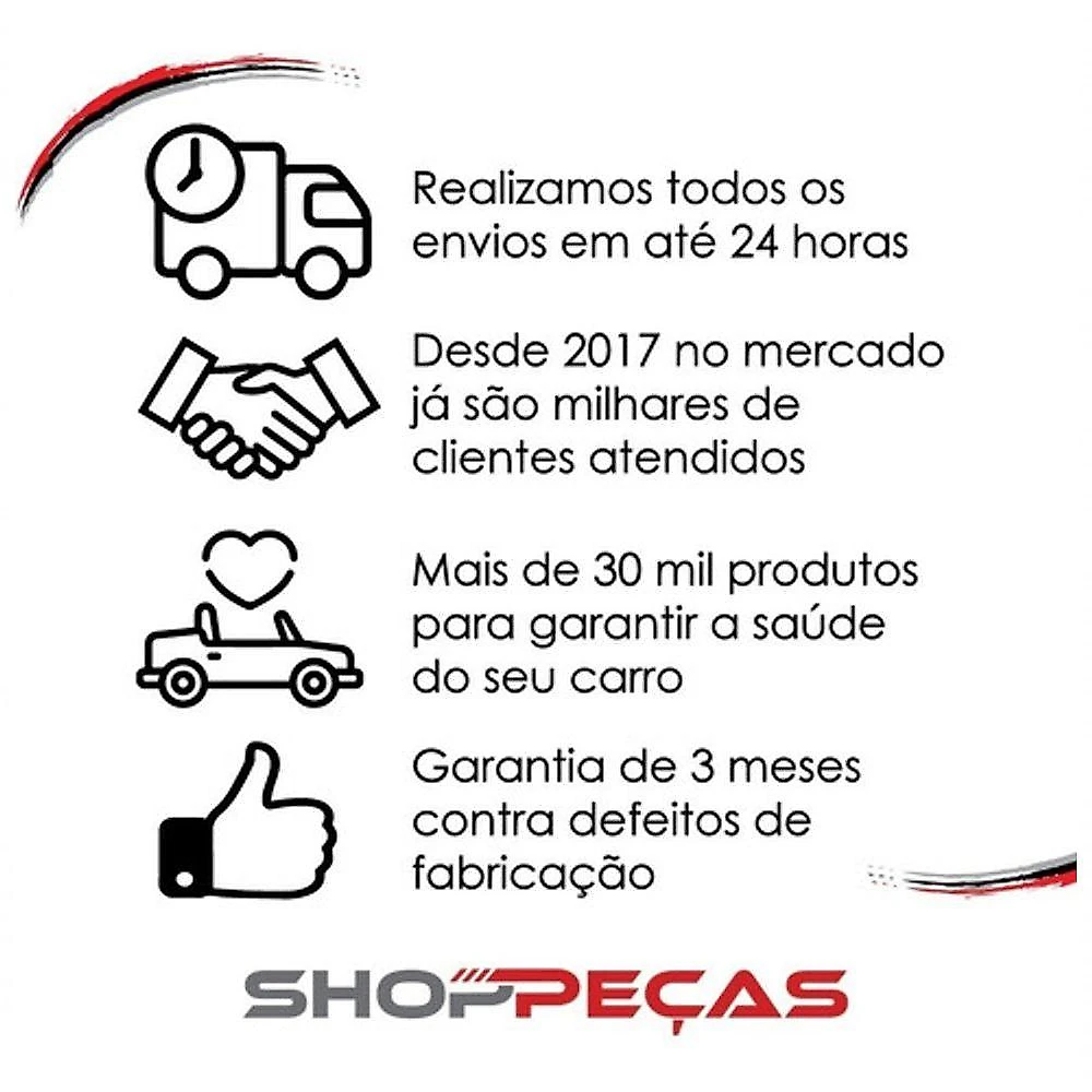Motor Elétrico para Fechadura de Porta Dir e Esq F103 Compatível com Palio Após 96, Celta, Prisma