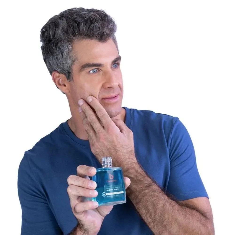 Miniatura Loção Pós Barba Bozzano Night Blue Mentol 100ml