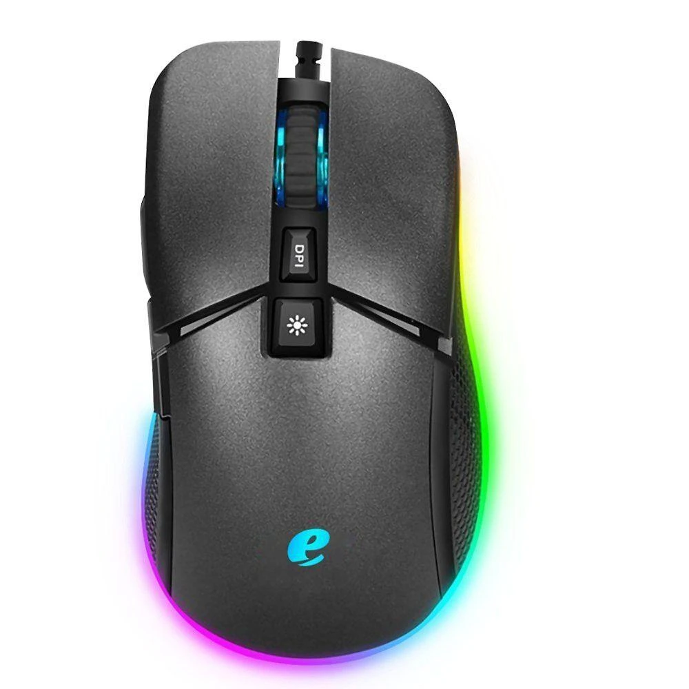 Mouse Óptico com Fio Acer Gamer LED para Computador e Notebook com Sensor de Alta Precisão Preto