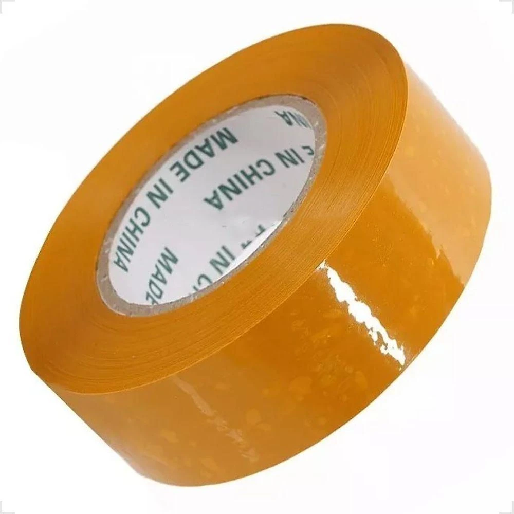 Fita Adesiva para Embalagem com Alta Resistência 40MM X 300M Kit com 5 Unidades Marrom