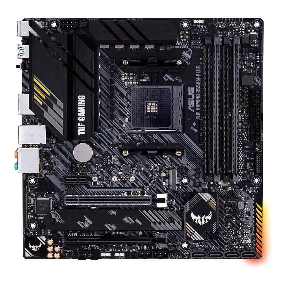 Placa-Mãe ASUS TUF Gaming B550M-Plus, AMD AM4, mATX, DDR4, Preto - 90MB14A0-C1BAY0