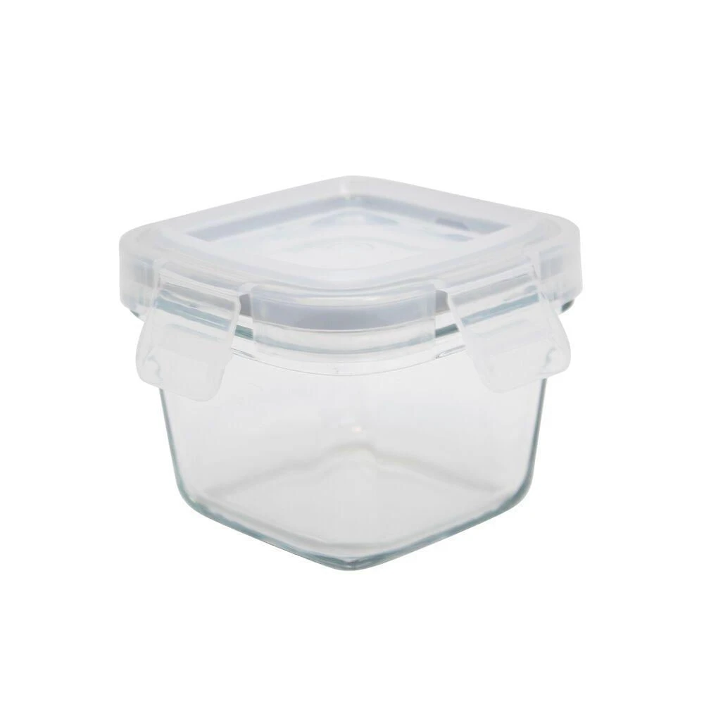 Potes de Vidro para Alimentos Infantis Leakproof 4 Unidades Antivazamento para Leite Materno
