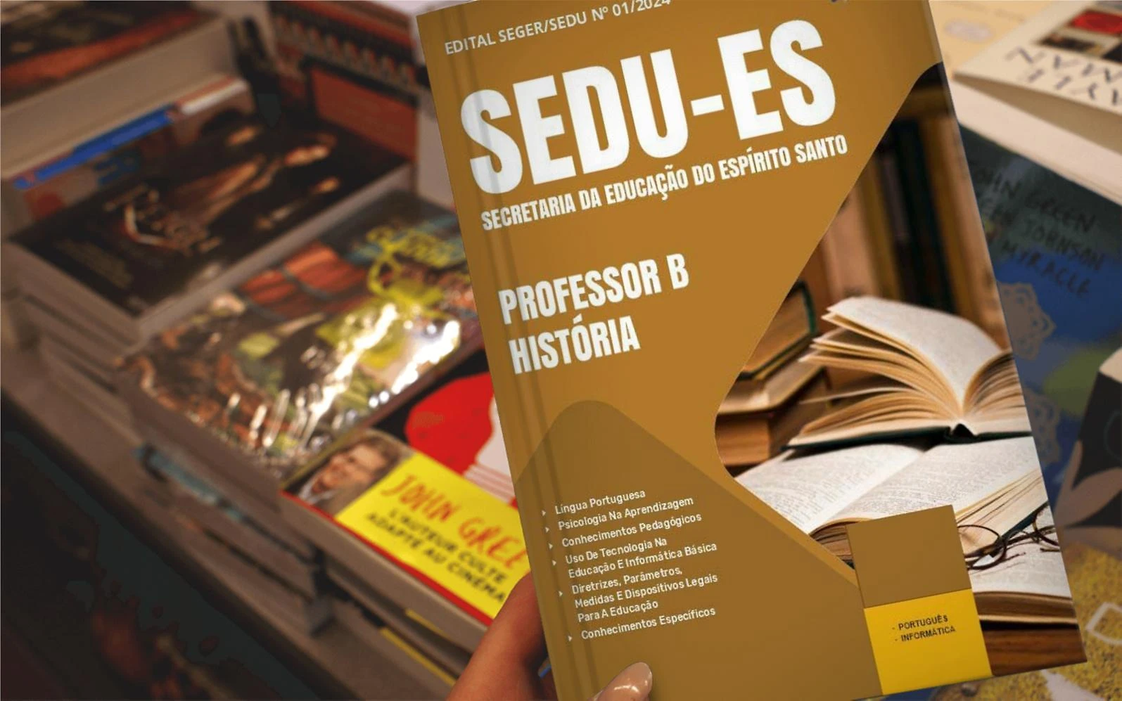 Miniatura Apostila Sedu Es 2025 - Professor B - História