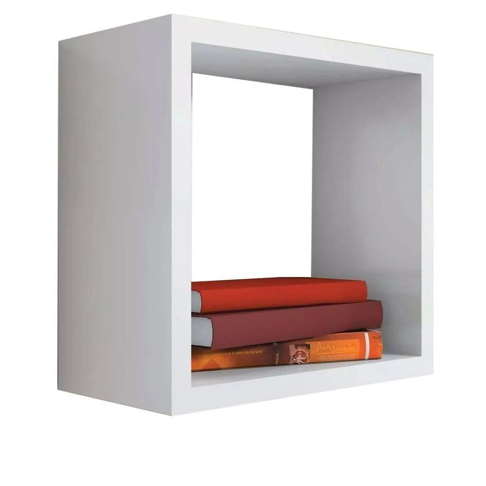 Nicho Decorativo [F031] 50x50x15CM em MDF para Organização de Ambientes Branco