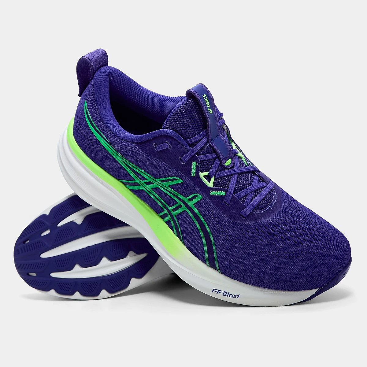 Miniatura Tênis Asics Gel-Pulse 17 Se Masculino Azul+Verde - 39