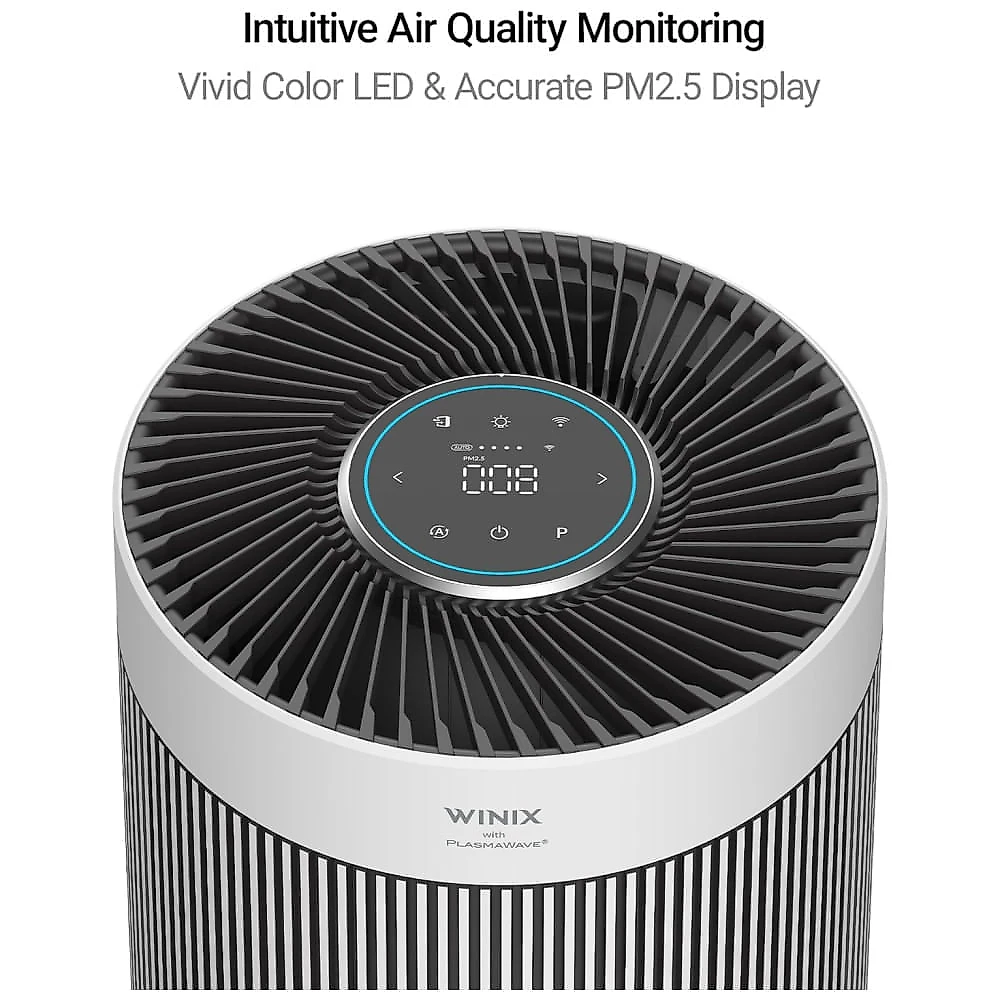 Purificador de Ar Winix T810 para Ambientes de até 38m² com WiFi, Filtro HEPA e Monitor de Qualidade do Ar