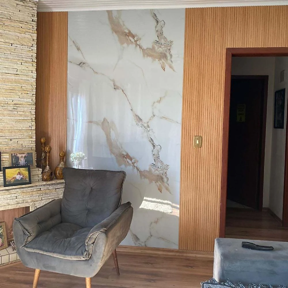 Revestimento Decorativo Premium Placa Marmorizada 244cm X 122cm 2,97m² de Cobertura Formaco Decor Revestimento Decorativo 3d Premium Placa Marmorizada 244cm X 122cm 2,97m² de Cobertura Bianco Oro