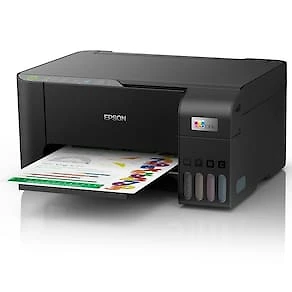 Miniatura Impressora Multifuncional Tanque de Tinta Epson EcoTank L3250 Wireless Bivolt Preta
