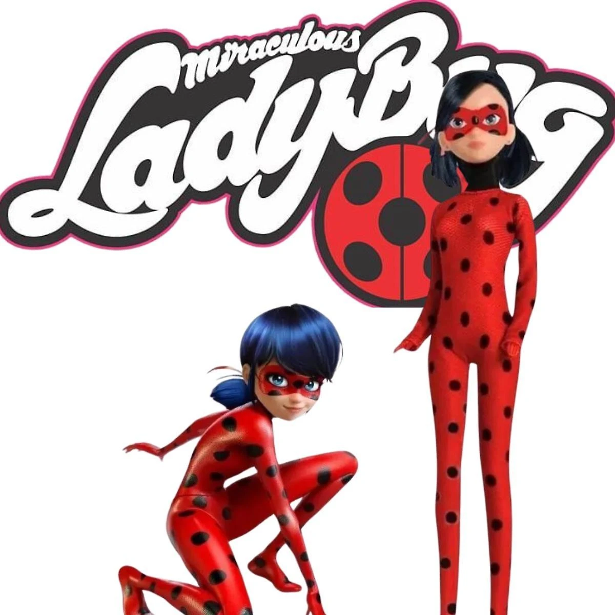 Miniatura Boneca Articulada Ladybug Infantil Brinquedo Sua Sobrinha