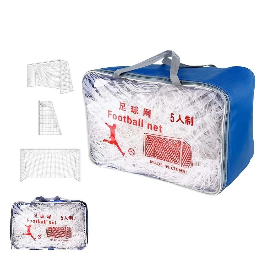 Kit 2 Redes de Futebol Futsal SU-RED4 Poliéster Branco AB Mídia