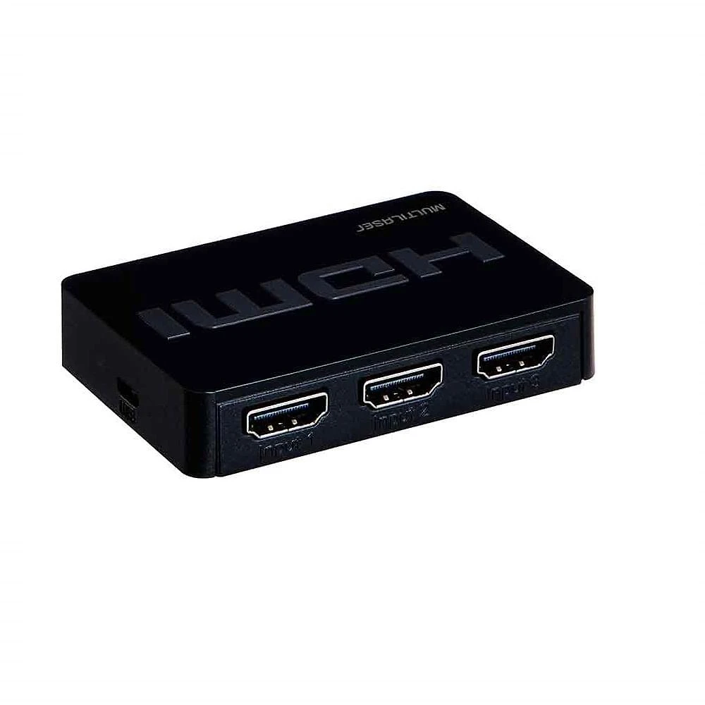 Switch hdmi 3 entradas para 1 saída full hd com controle remoto - wi290