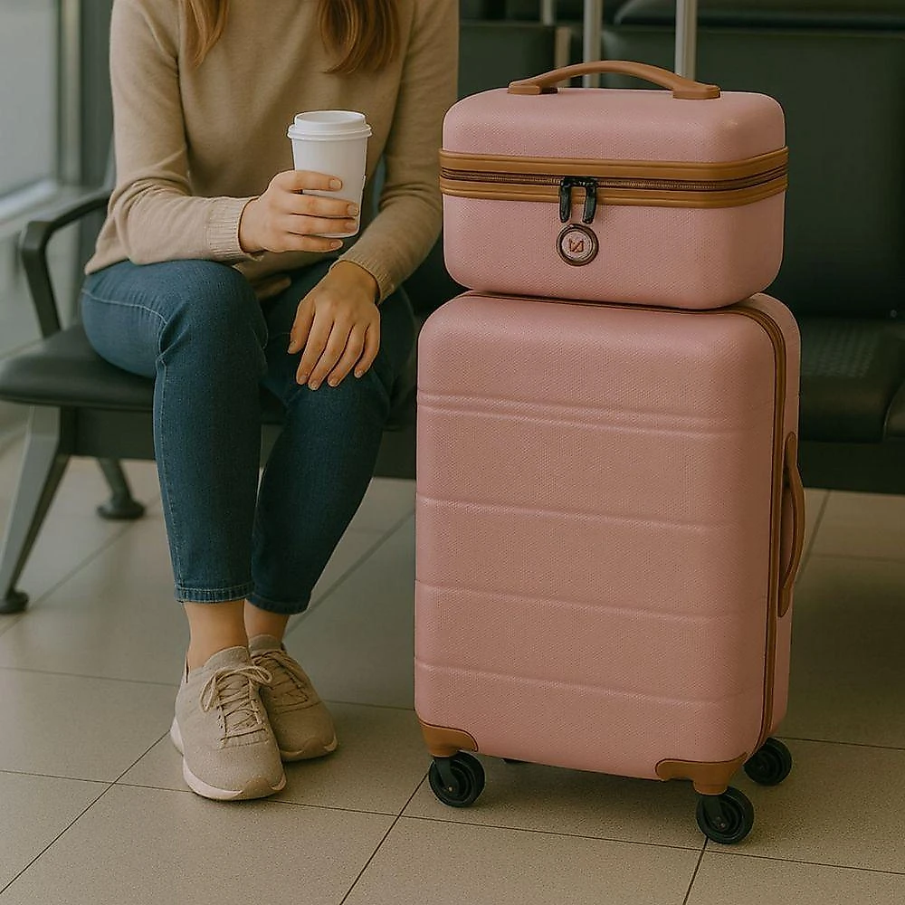 Frasqueira De Viagem Necessaire Baú Porta Jóias E Maquiagem - Havana - Intract Rosa