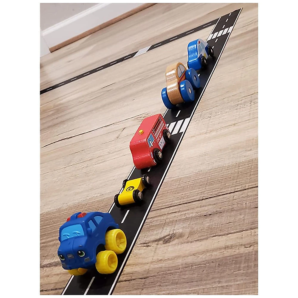 Fita Adesiva para Criar Estradas para Carros de Brinquedo 2 Rolos de 10m x 6 cm, RECER