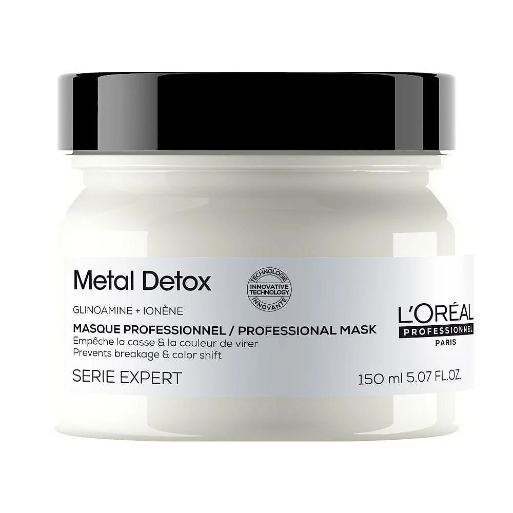 Máscara de tratamento l'oréal professionnel metal detox 150g