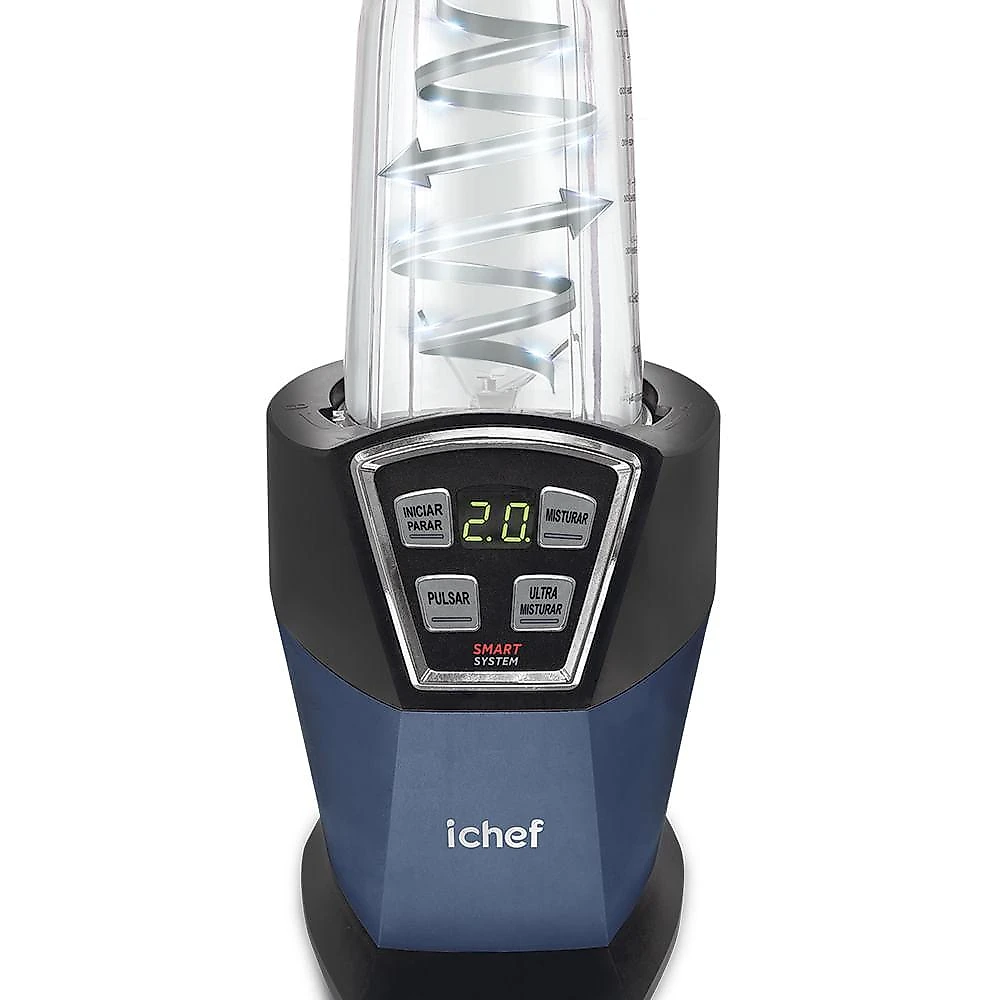Processador de alimentos power nutri machine ichef polishop 127v