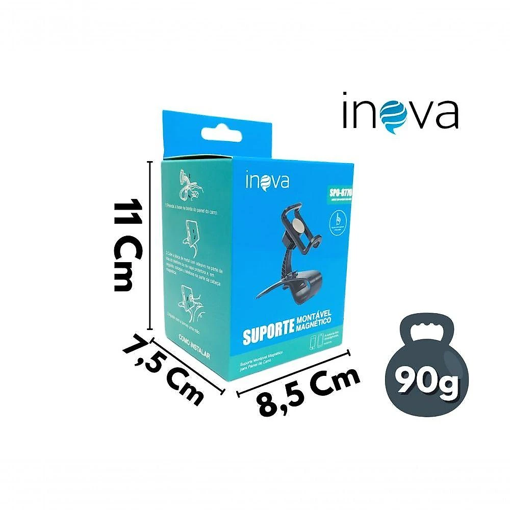 Suporte Veicular Universal Para Celular Com Imã Magnético
