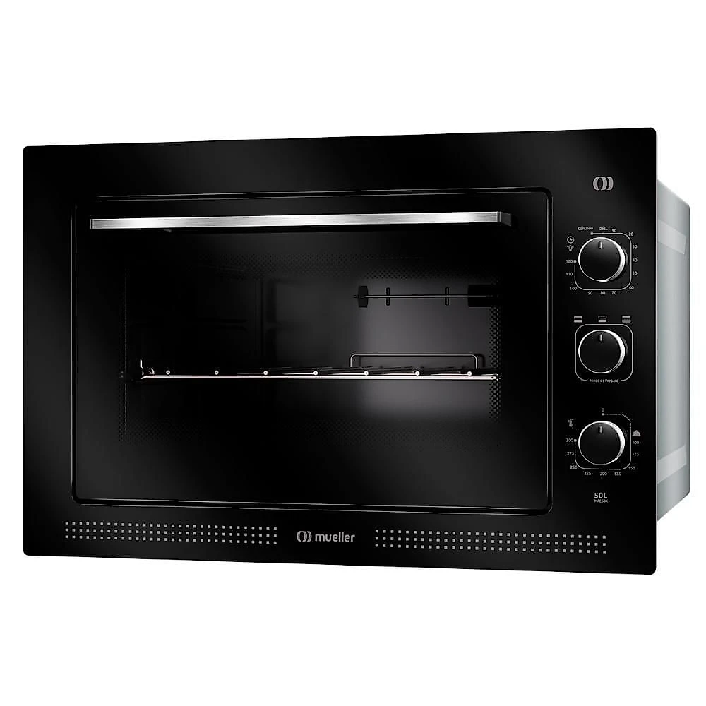 Forno Elétrico De Embutir Mueller Preto 50 Litros MFE50K 110V