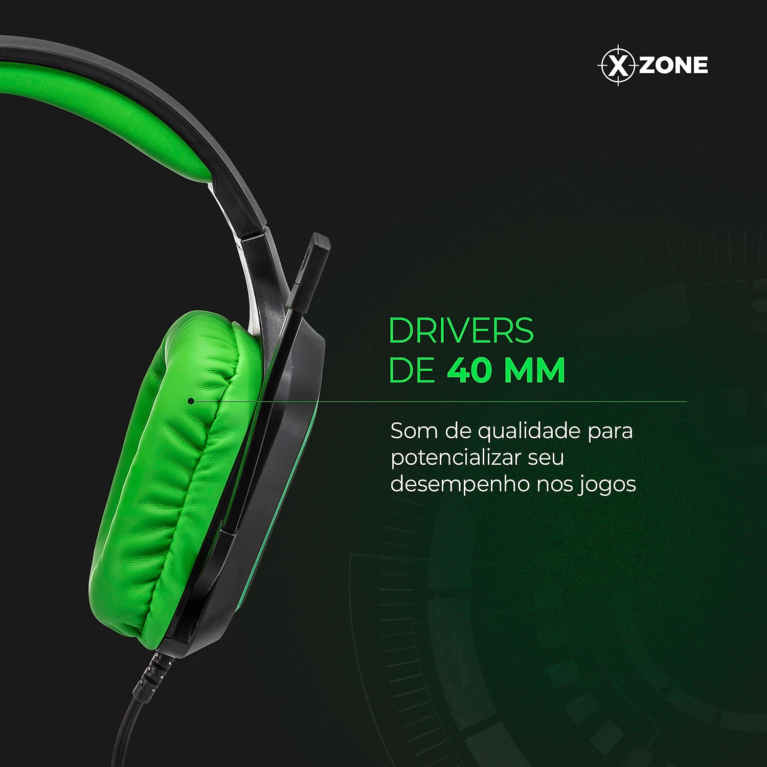 Headset Led Gamer Xzone GHS-02 HEADSET GHS-02 NA HEADSET P3