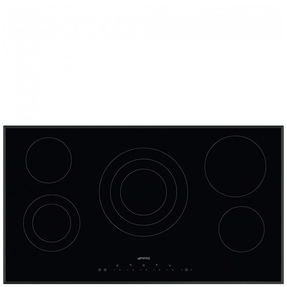 Cooktop Elétrico Smeg SE395ETB 90 cm 5 Zonas de Cocção 220V
