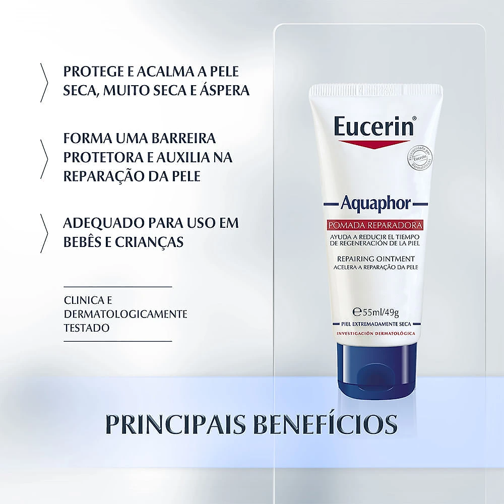 Miniatura Eucerin Aquaphor Creme Reparador Intensivo 49g