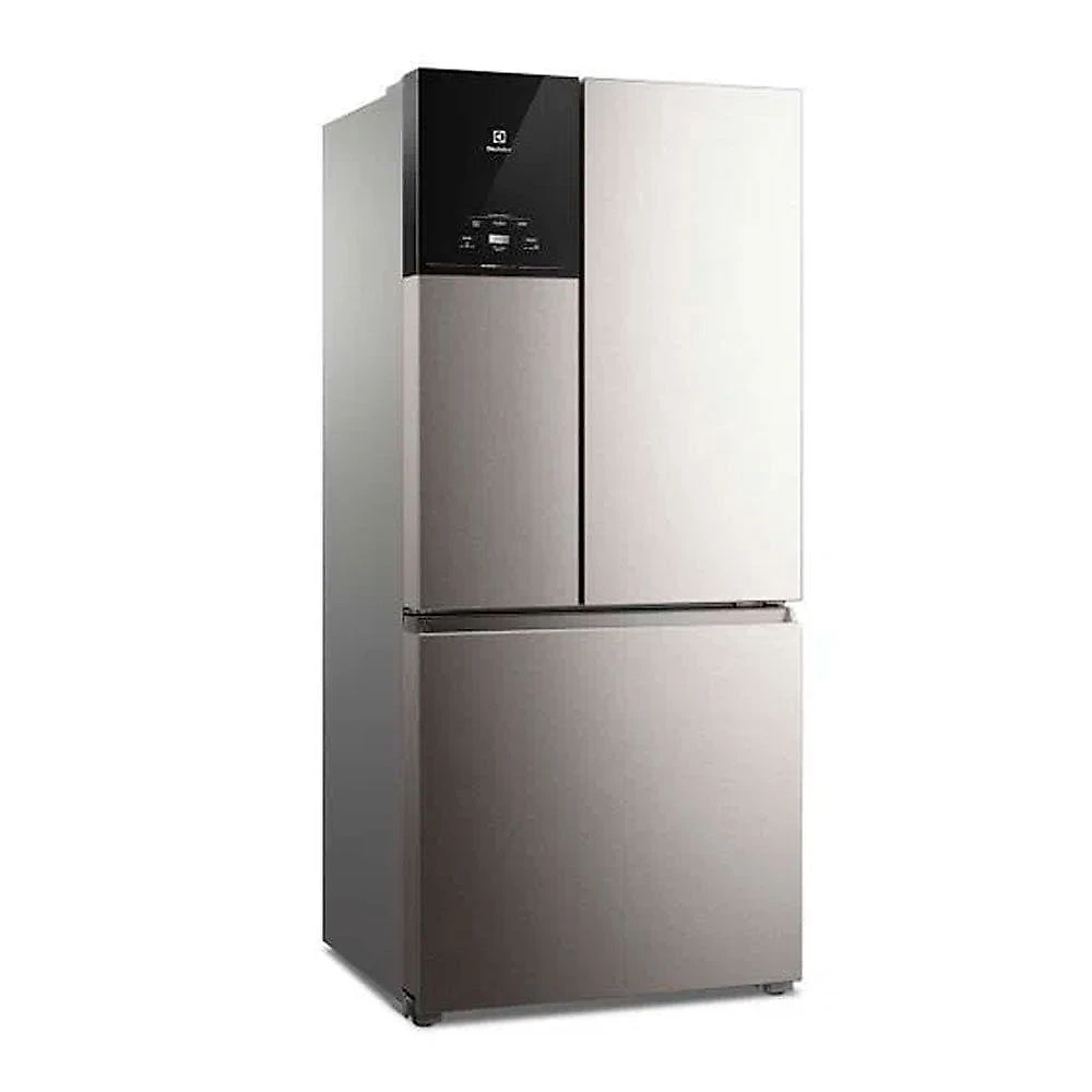 Geladeira 3 Portas IM8S FF3P Inverter com Autosense Efficient 590 Litros Electrolux Inox - 110V