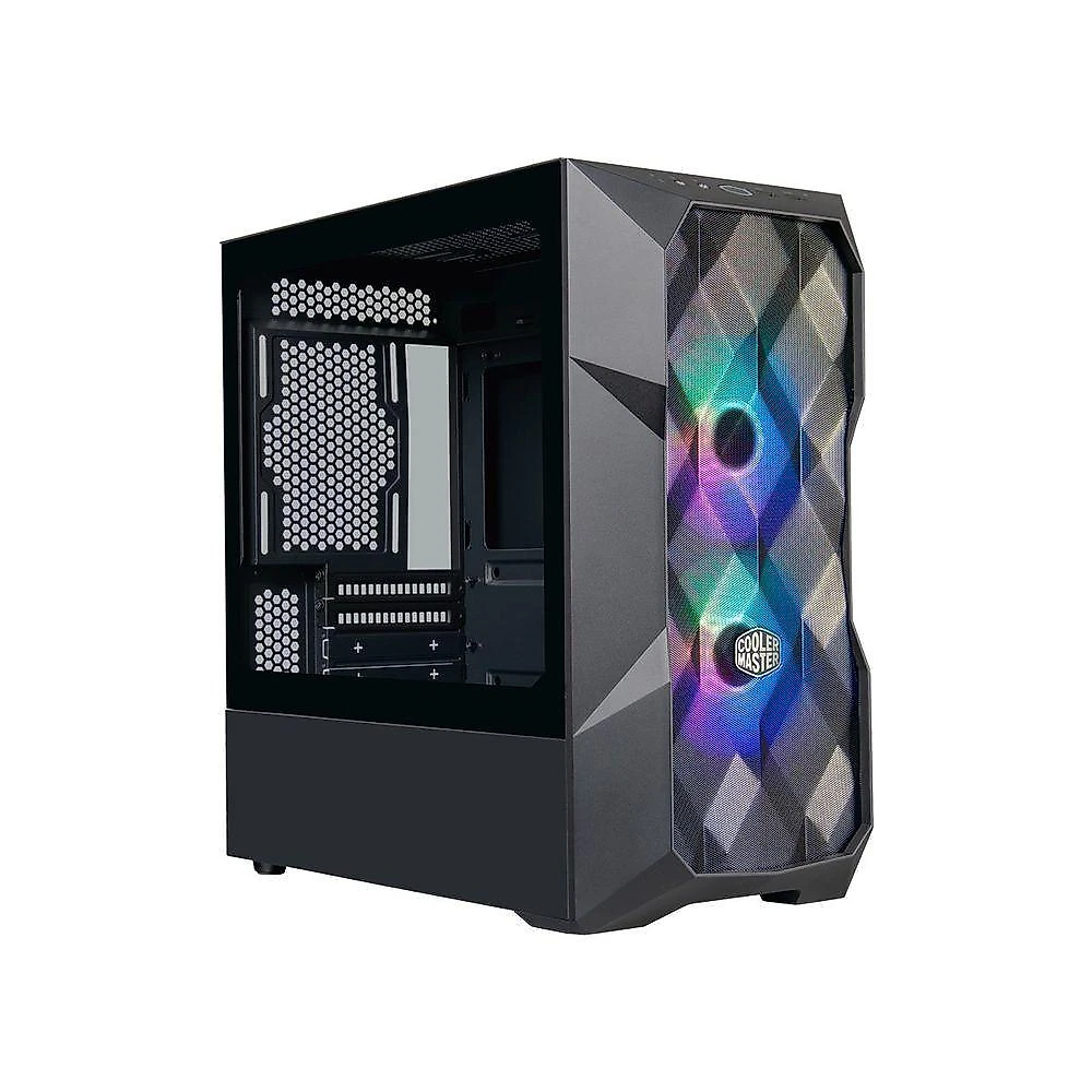 Gabinete Td300 Mesh - Mini Tower - Lateral De Vidro Temperado - Preto - Td300-kgnn-s00