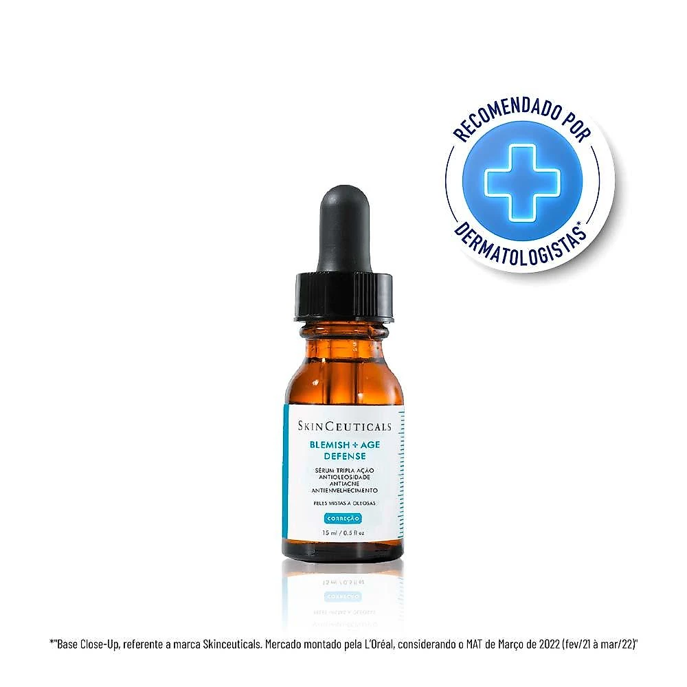 Blemish+ age defense skinceuticals - tratamento antiacne 30ml