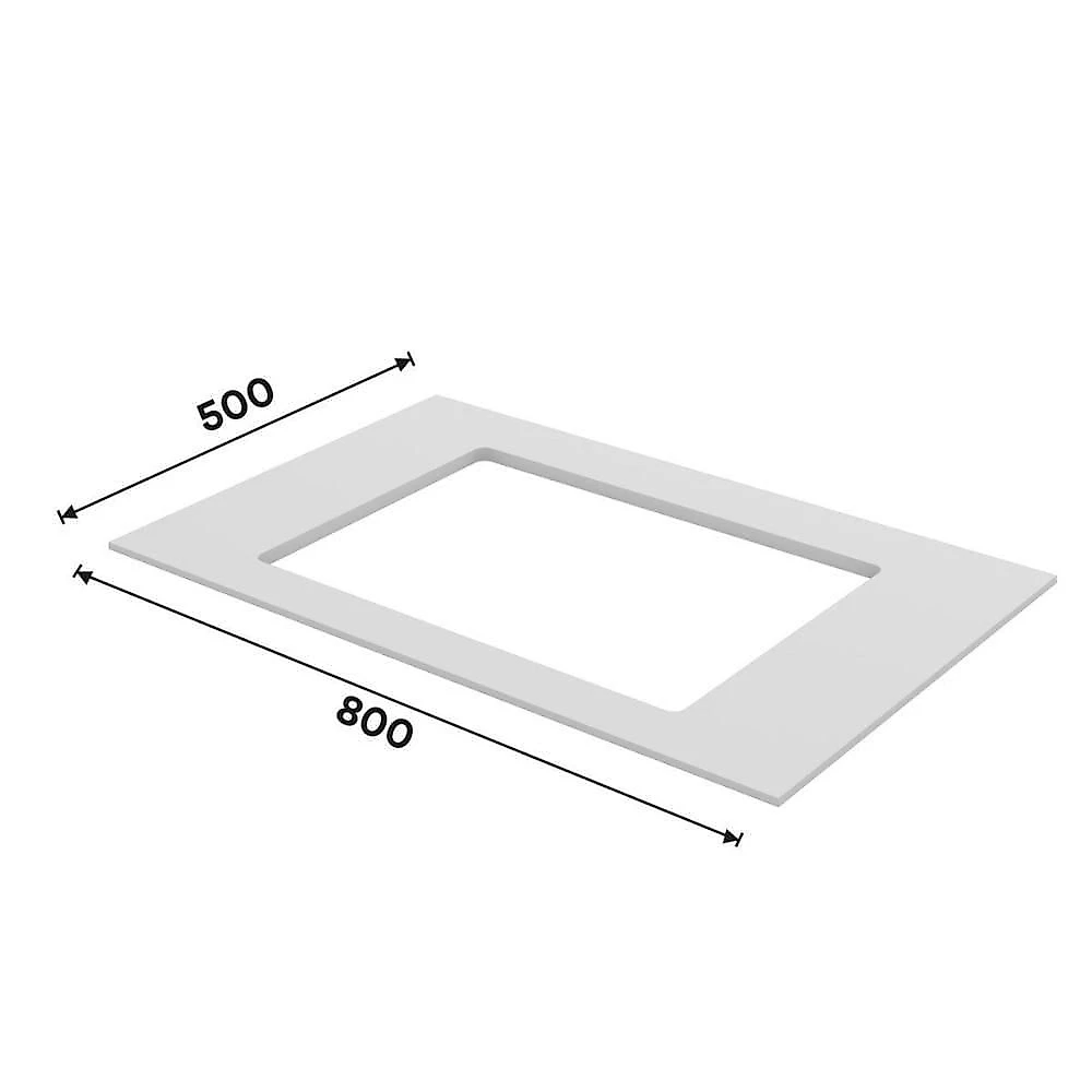 Tampo para Balcão de Cozinha Fineze Cooktop MDF 80CM Cinamomo Henn
