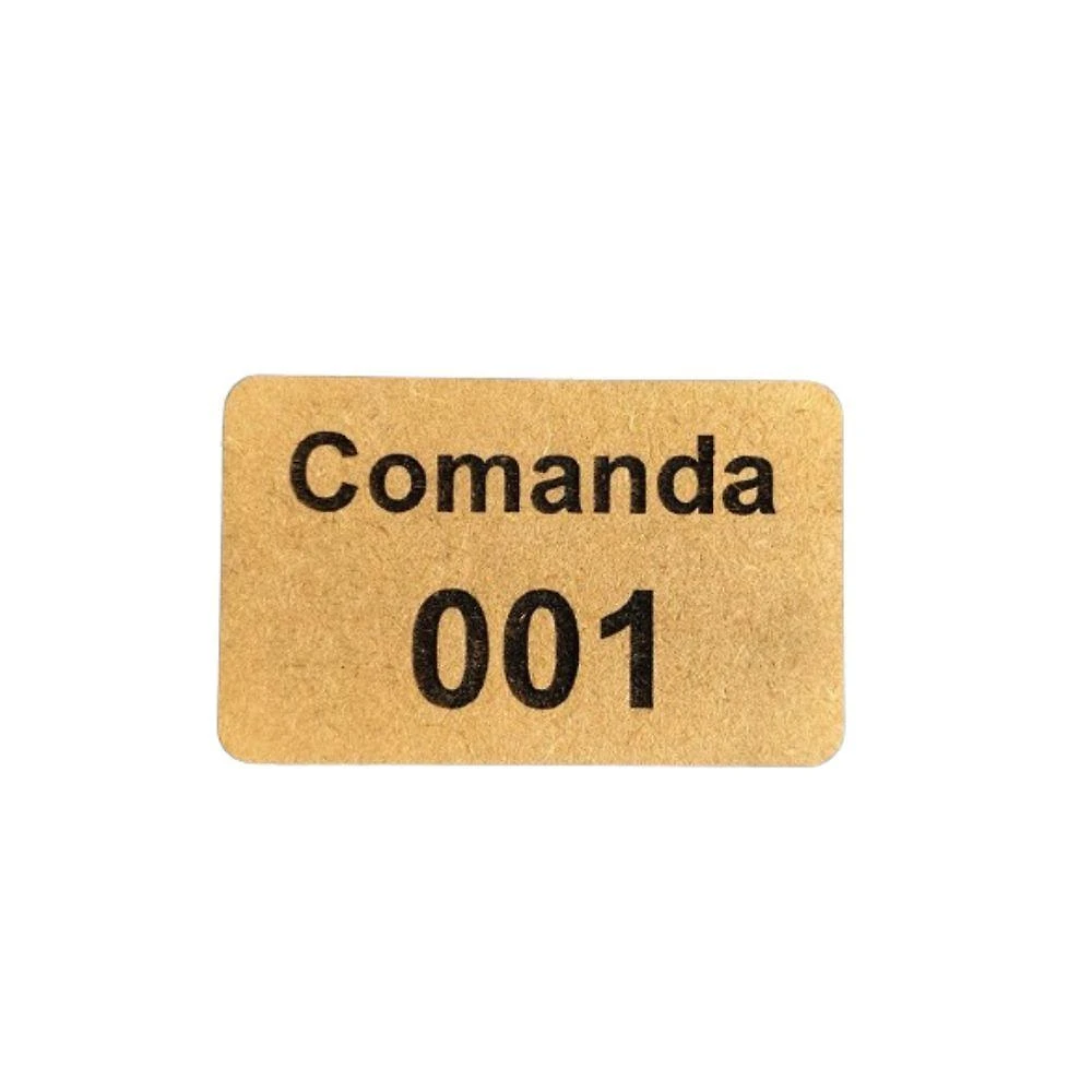 Comanda C-50 com 50 Unidades Numeradas MDF Amadeirado Trovarelli Móveis