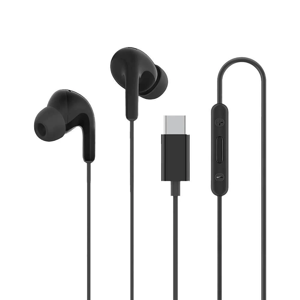 Fone de Ouvido com Fio Usb Tipo C Xiaomi XM822PRE-R Driver Dinâmico 12,4mm Usb Tipo C Preto
