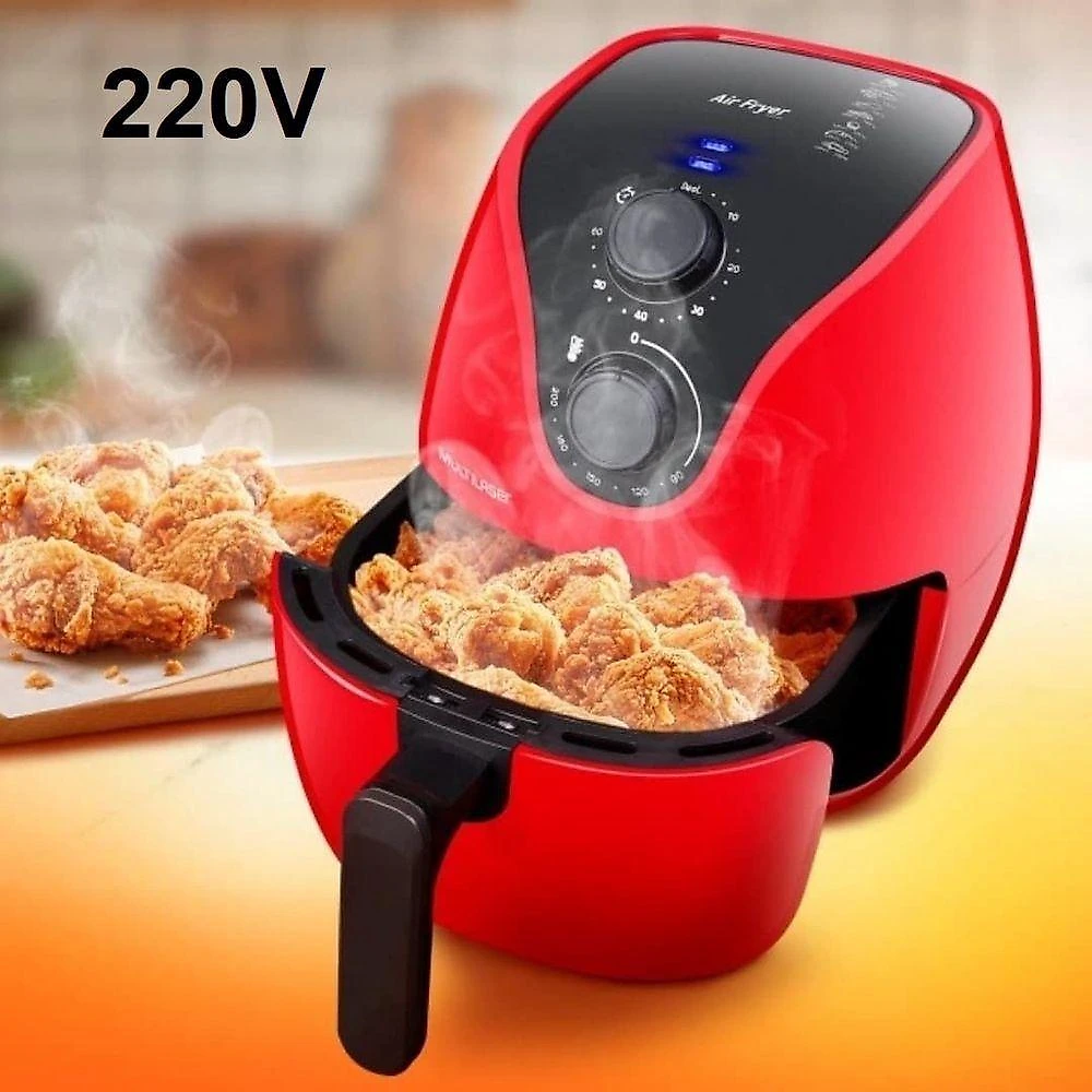 Fritadeira Air Fryers Multilaser 1500W 4litros Ce084 Vermelho 220V