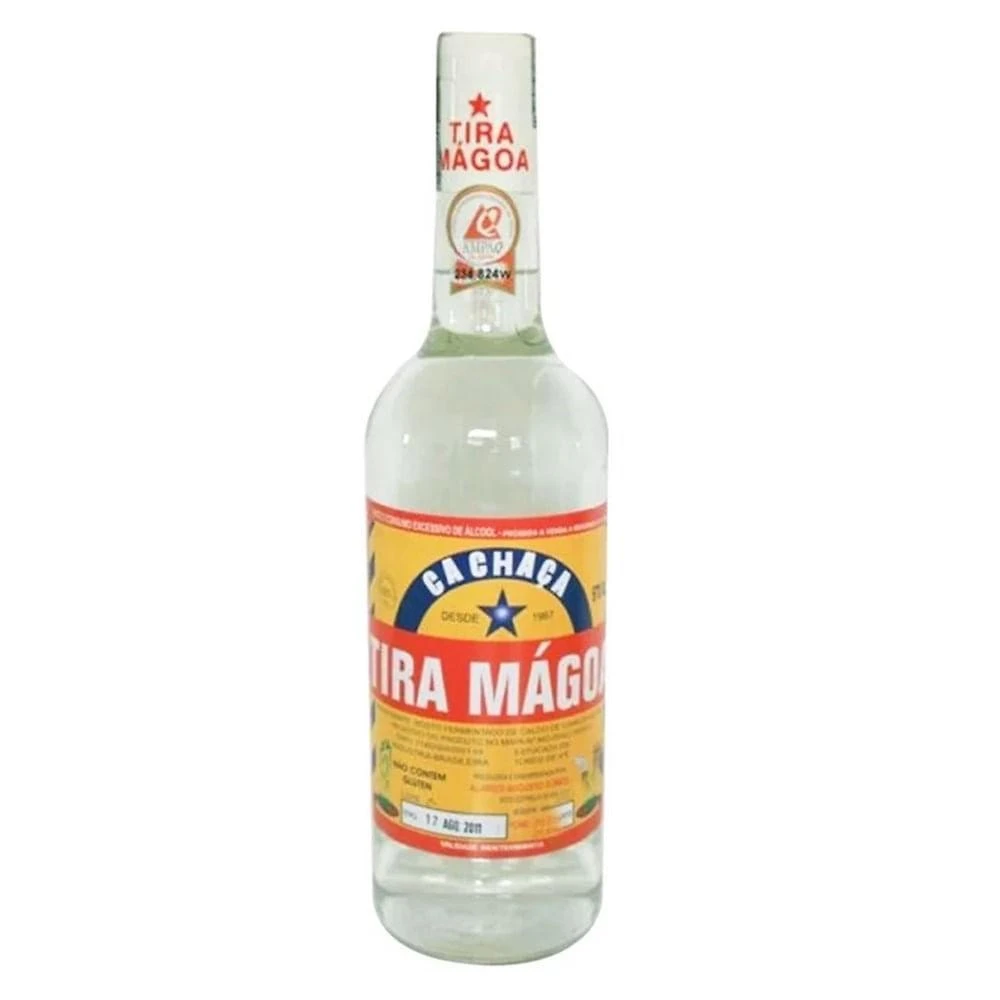 Cachaça tira mágoa prata 970ml