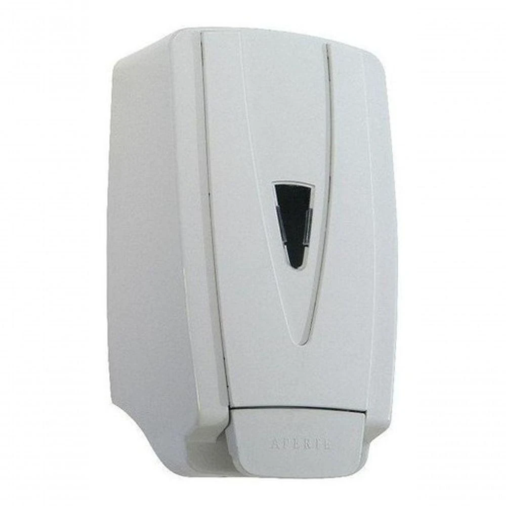 Saboneteira para Refil Unik 800ML V1B JSN em Plástico ABS com Visor Transparente para Parede Branco