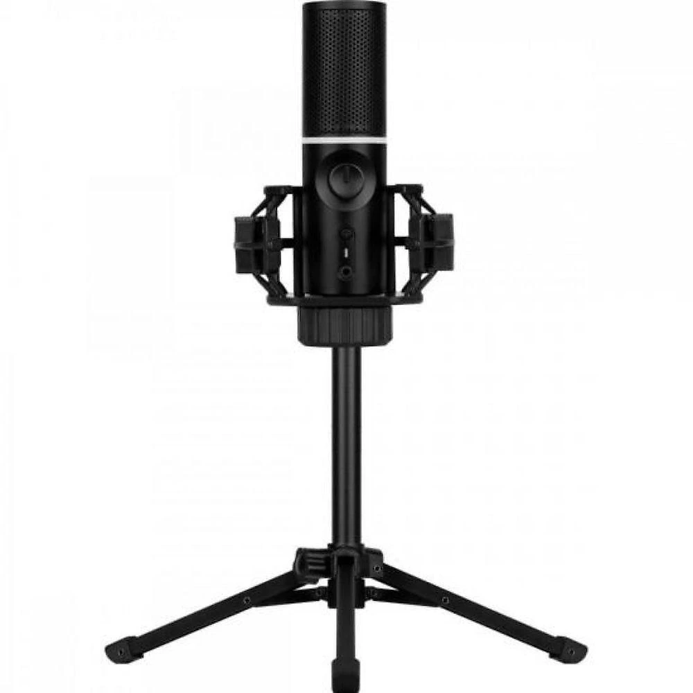 Microfone Gamer Streamplify Mic Tripod USB 2.0 e Jack 3,5mm Preto