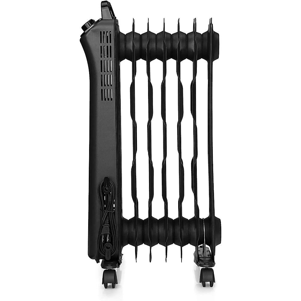 AMZ Basics Aquecedor Elétrico Portátil com Controle de T emperatura 1500W110V Preto