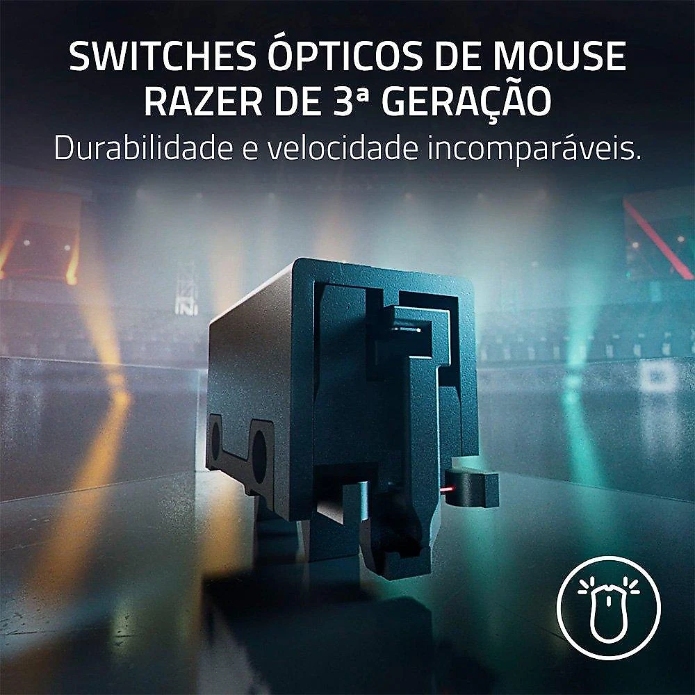 Mouse Gamer Sem Fio Razer DeathAdder V3 HyperSpeed, 30000 DPI, Preto - RZ01-05140100-R3U1