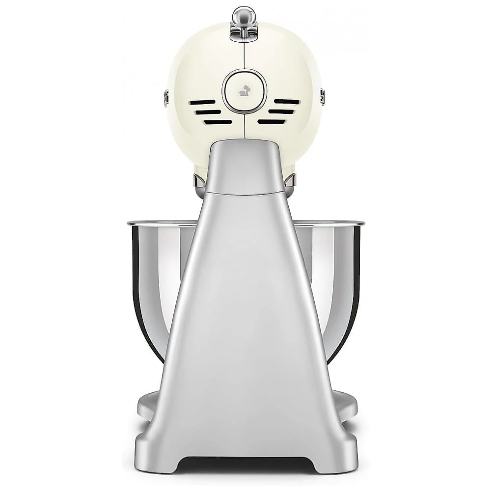 Batedeira Planetária Smeg Creme Retrô Anos 50 SteadyMix 4,7L 600W 10 Velocidades Modelo SMF04 120V